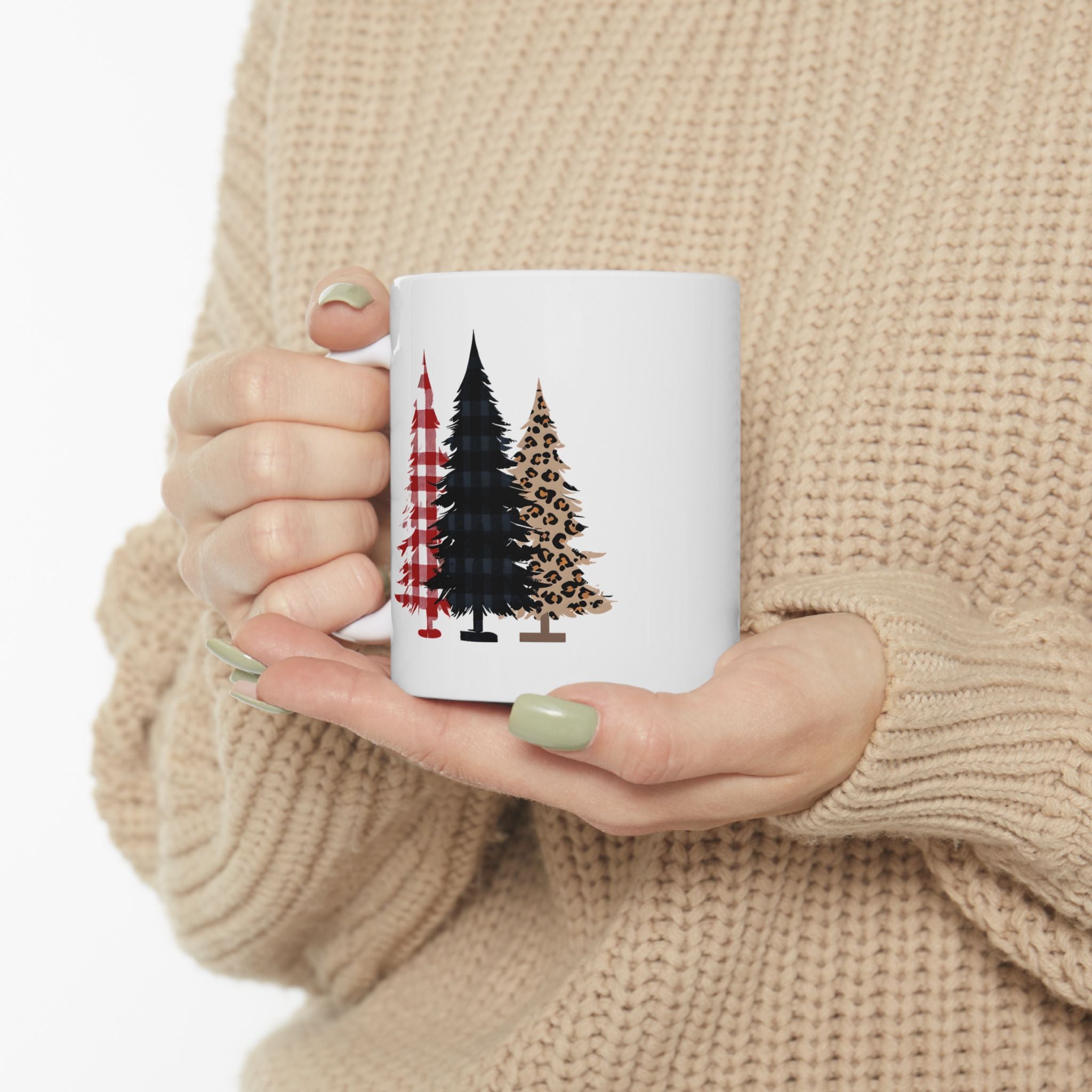 Christmas Tree Mug – Festive Holiday Coffee Cup (11oz & 15oz)