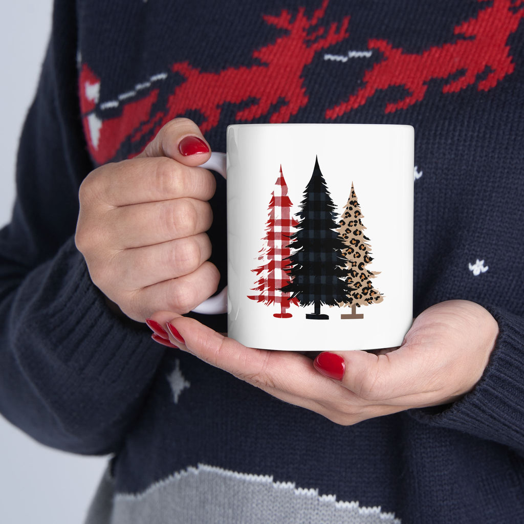 Christmas Tree Mug – Festive Holiday Coffee Cup (11oz & 15oz)